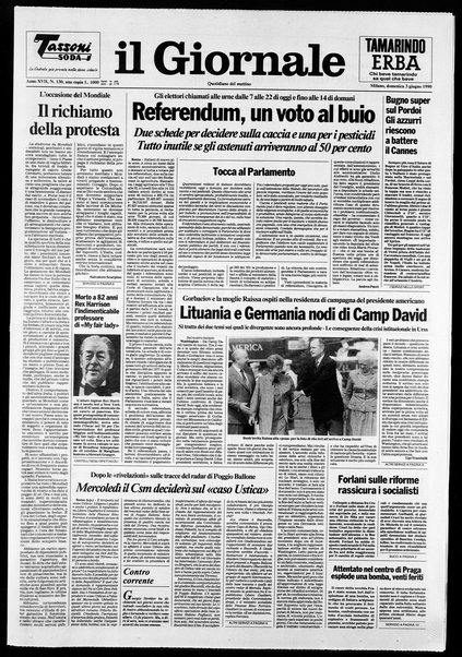 Il giornale : quotidiano del mattino